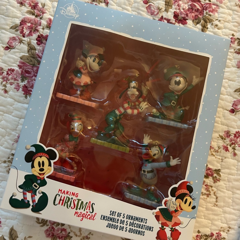 Disney Festive Ornament Set - Mickey and Friends